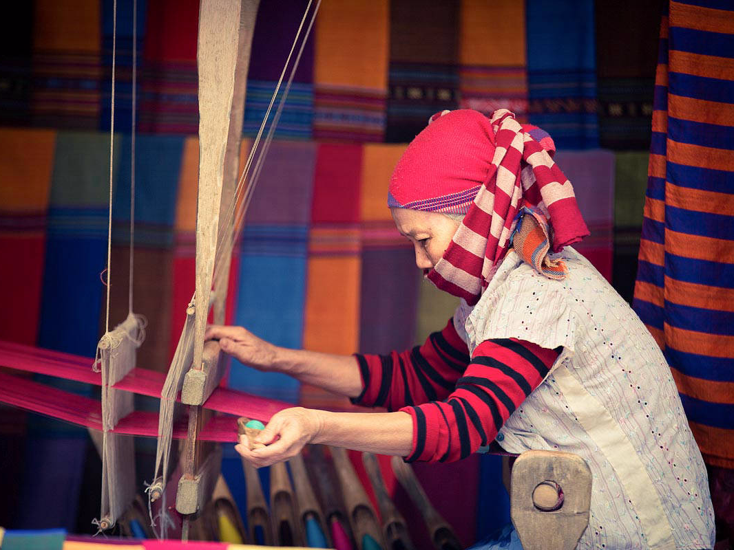 White Thai handicrafts in Vietnam